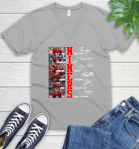 Niners Player Name And Signature San Francisco 49ers Shirts 48