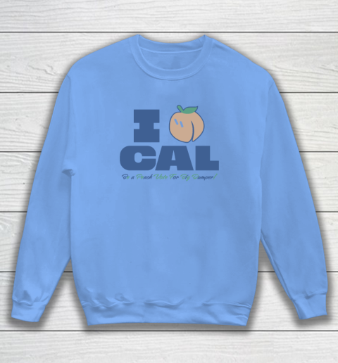Bryan Woo I Peach Cal Be A Peach Vote For Big Dumper Sweatshirt 7