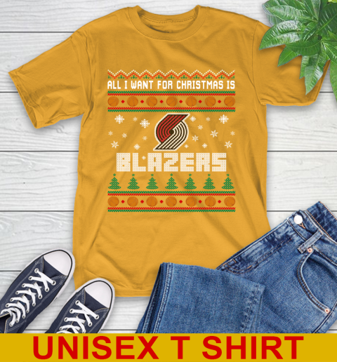 NBA All I Want For Christmas Is Portland Trail Blazers Basketball Sports 2