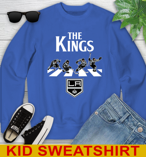 NHL Hockey Los Angeles Kings The Beatles Rock Band Shirt Youth Sweatshirt 6