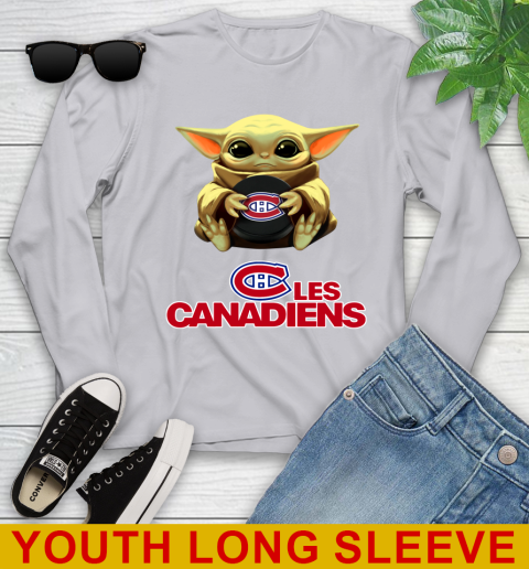 NHL Hockey Montreal Canadiens Star Wars Baby Yoda Shirt 127