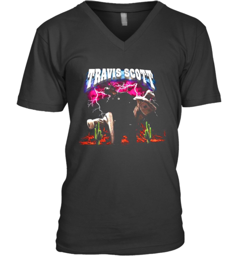 Travis Scott V-Neck T-Shirt