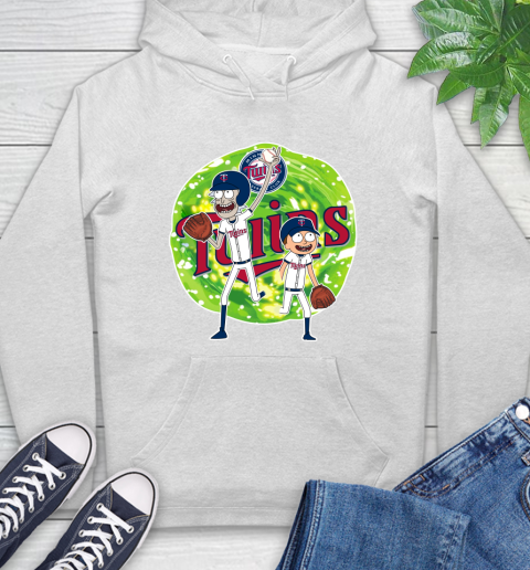 MLB Minnesota Twins Rick And Morty Baseball Sports Hoodie
