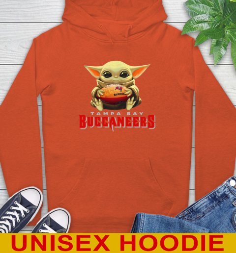 NFL Football Tampa Bay Buccaneers Baby Yoda Star Wars Shirt Hoodie 5