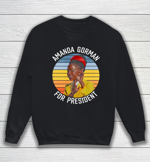 Amanda Gorman Shirt For President Inauguration Poet Sweatshirt