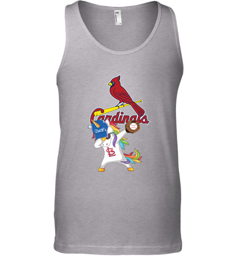 Hip Hop Dabbing Unicorn Flippin Love St Louis Cardinals Tank Top