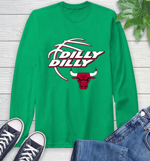 NBA Chicago Bulls Dilly Dilly Basketball Sports Long Sleeve T-Shirt 7