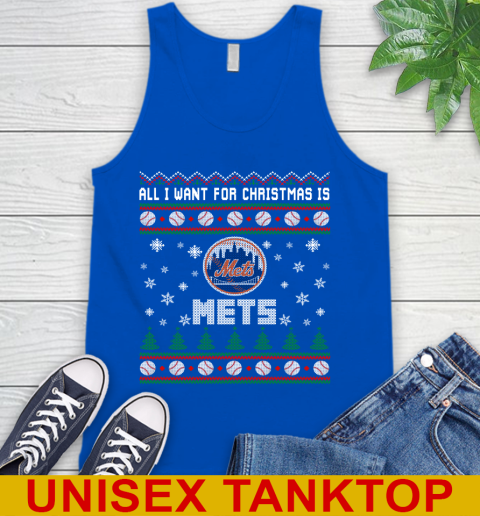 MLB All I Want For Christmas Is New York Mets Baseball Sports 70