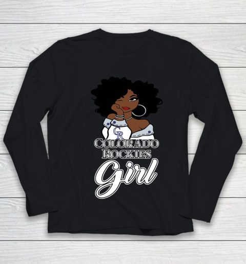 Colorado Rockiess Girl MLB Youth Long Sleeve