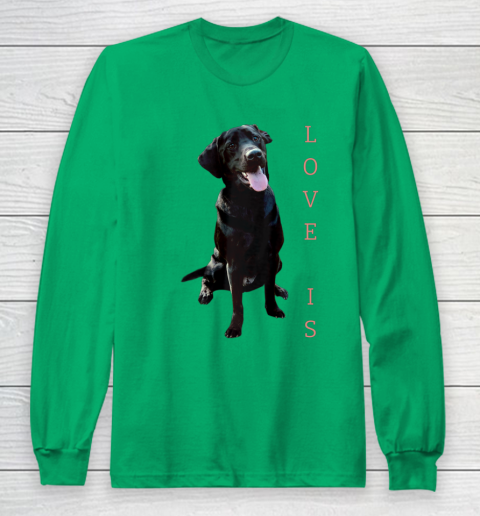 Dog Mom Shirt Labrador Retriever Shirt Women Men Kids Black Lab Dog Mom Long Sleeve T Shirt