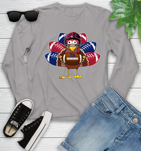 New York Giants Turkey Thanksgiving Day Youth Long Sleeve 5