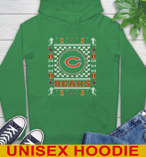 Chicago Bears Merry Christmas NFL Football Loyal Fan Hoodie 8