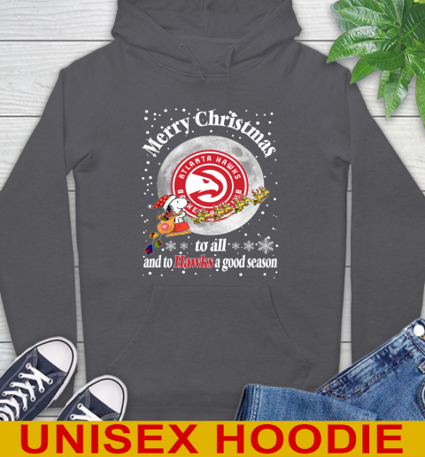 Atlanta Hawks Merry Christmas To All And To Hawks A Good Season NBA Basketball Sports Hoodie 7