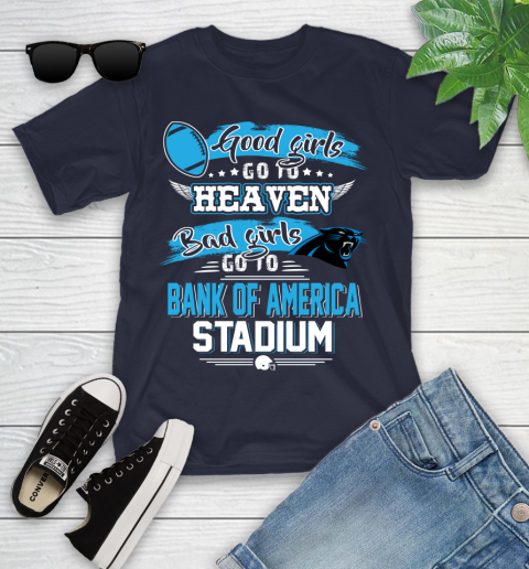 Carolina Panthers NFL Bad Girls Go To Bank of America Stadium Shirt Youth T-Shirt 2