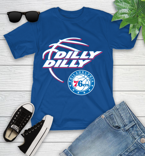 NBA Philadelphia 76ers Dilly Dilly Basketball Sports Youth T-Shirt 9