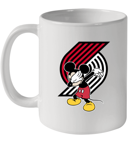 Portland Trail Blazers NBA Basketball Dabbing Mickey Disney Sports Ceramic Mug 11oz