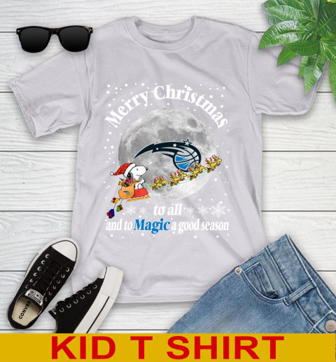 Orlando Magic Merry Christmas To All And To Magic A Good Season NBA Basketball Sports Youth T-Shirt 4