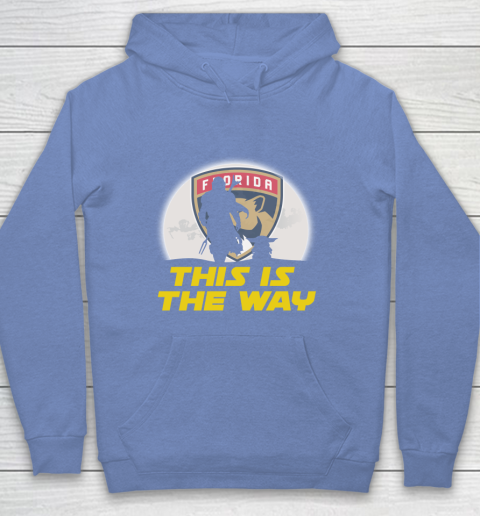 Florida Panthers NHL Ice Hockey Star Wars Yoda And Mandalorian This Is The Way Youth Hoodie 8