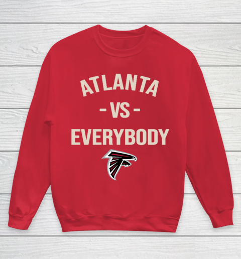 Atlanta Falcons Vs Everybody Youth Sweatshirt - Image 8