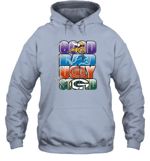 NFL Good Bad Ugly Stupid Mashup Minnesota VikiNGS Youth Hoodie - Rookbrand