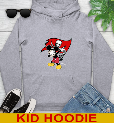 Tampa Bay Buccaneers NFL Football Dabbing Mickey Disney Sports Youth Hoodie 6