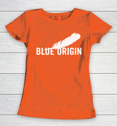 Blue Origin  All White Women's T-Shirt 3