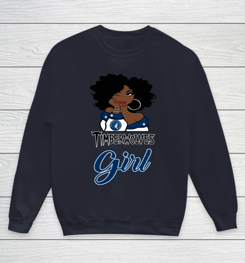 Minnesota Timberwolves Girl NBA Youth Sweatshirt 3