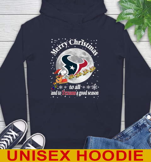 Houston Texans Merry Christmas To All And To Texans A Good Season NFL Football Sports Hoodie 3