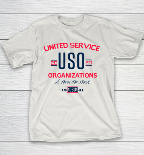USO 2020 United Service Organizations Youth T-Shirt 9 USO 2020 United Service Organizations Youth T-Shirt - Image 9