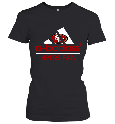 A Badass San Francisco 49ers Mashup Adidas NFL Women's T-Shirt