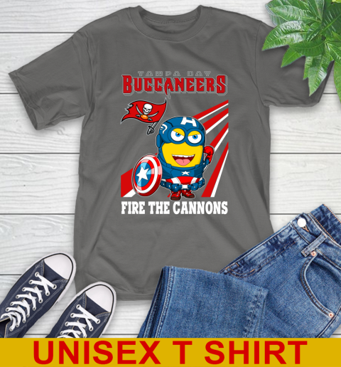 NFL Football Tampa Bay Buccaneers Captain America Marvel Avengers Minion Shirt T-Shirt 10