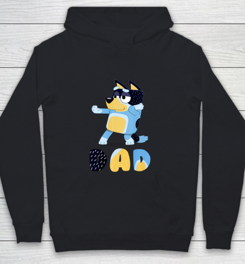 Bluey Dad for Daddy's on Father's Day Bandit Funny Gift Youth Hoodie