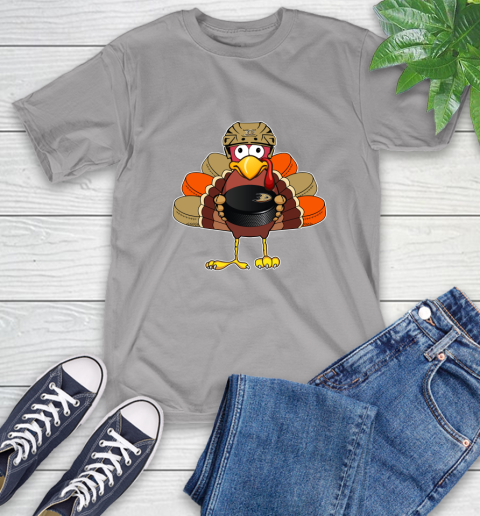 Anaheim Ducks Turkey Thanksgiving Day T-Shirt 6