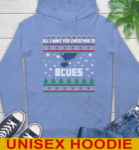 St.Louis Blues NHL Hockey All I Want For Christmas Is My Team Sports 23