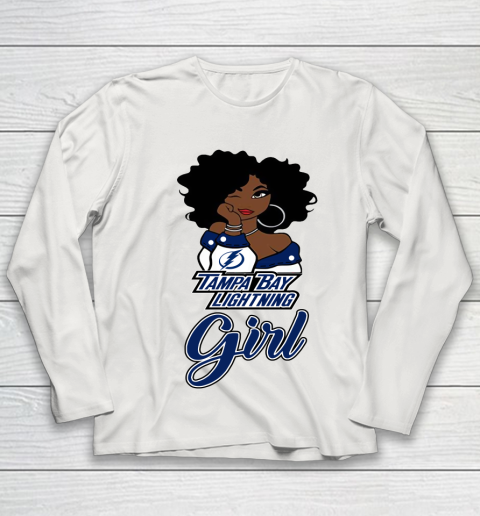 Tampa Bay Lightning Girl NHL Youth Long Sleeve 11