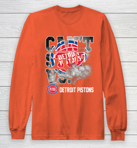 NBA Detroit Pistons Basketball Can't Stop Vs Long Sleeve T-Shirt 3