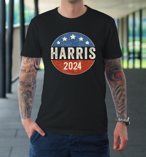 Kamala Harris 2024 For President Campaign US Flag T-Shirt