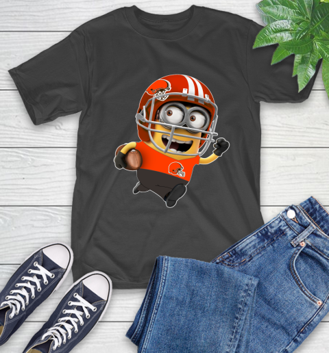 NFL Cleveland Browns Minions Disney Football Sports T-Shirt 2