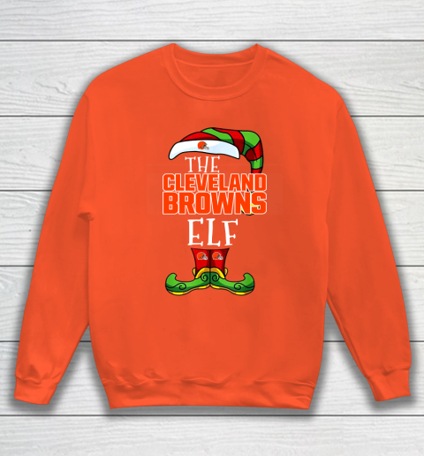 Cleveland Browns Christmas ELF Funny NFL Sweatshirt Tee For Sports