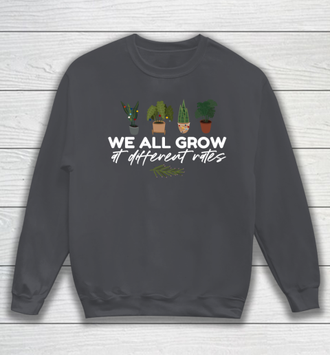 We All Grow At Different Rates, Special Education Teacher Autism Awareness Sweatshirt 4