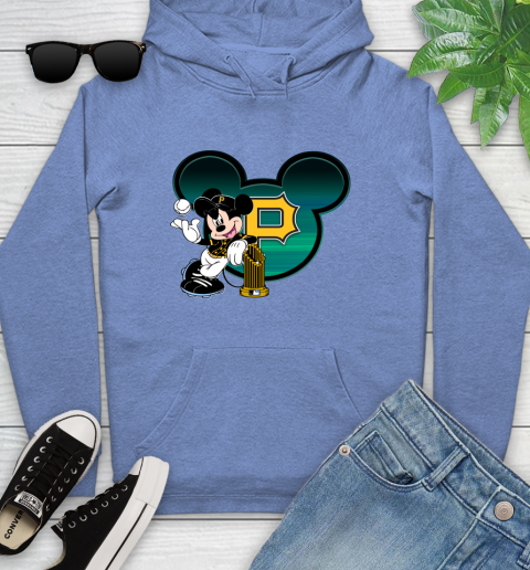 MLB Pittsburgh Pirates The Commissioner's Trophy Mickey Mouse Disney Youth Hoodie 12