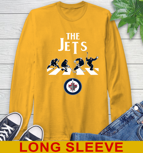 NHL Hockey Winnipeg Jets The Beatles Rock Band Shirt Long Sleeve T-Shirt 2