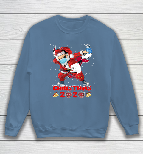 Chicago Bulls Funny Santa Claus Dabbing Christmas 2020 NBA Sweatshirt 6