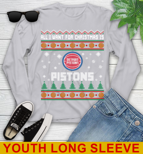 NBA Basketball All I Want For Christmas Is Detroit Pistons 121