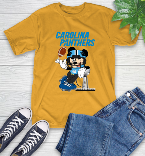 NFL Carolina Panthers Mickey Mouse Disney Super Bowl Football T Shirt T-Shirt 3