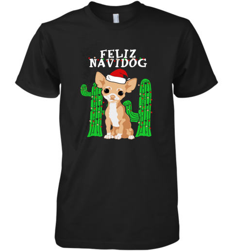 Feliz Navidog Ugly Christmas Premium Men's T-Shirt