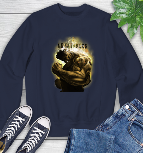 LA Clippers NBA Basketball Hulk Marvel Avengers Sports Sweatshirt 2