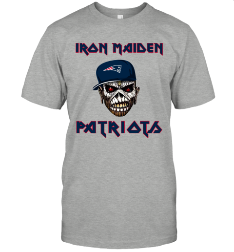 NFL New England Patriots Iron Maiden Rock Band Music Football Sports 53Ol7FG0r4v classic t shirt 2 95 151514 front ash