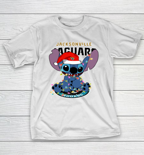 Jacksonville Jaguars NFL Football noel stitch Christmas T-Shirt