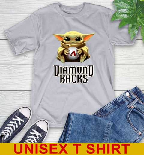 MLB Baseball Arizona Diamondbacks Star Wars Baby Yoda Shirt 6